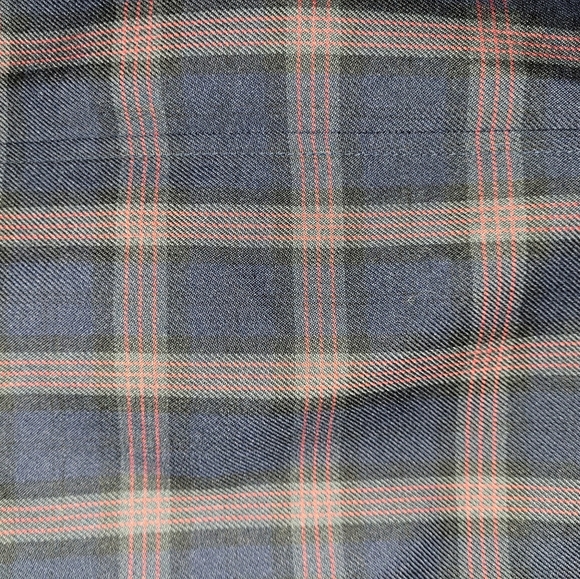 QMack 2pc Navy/Black/Red Plaid Blazer w/Matching Mini Pleated Skirt, Small - Picture 7 of 8